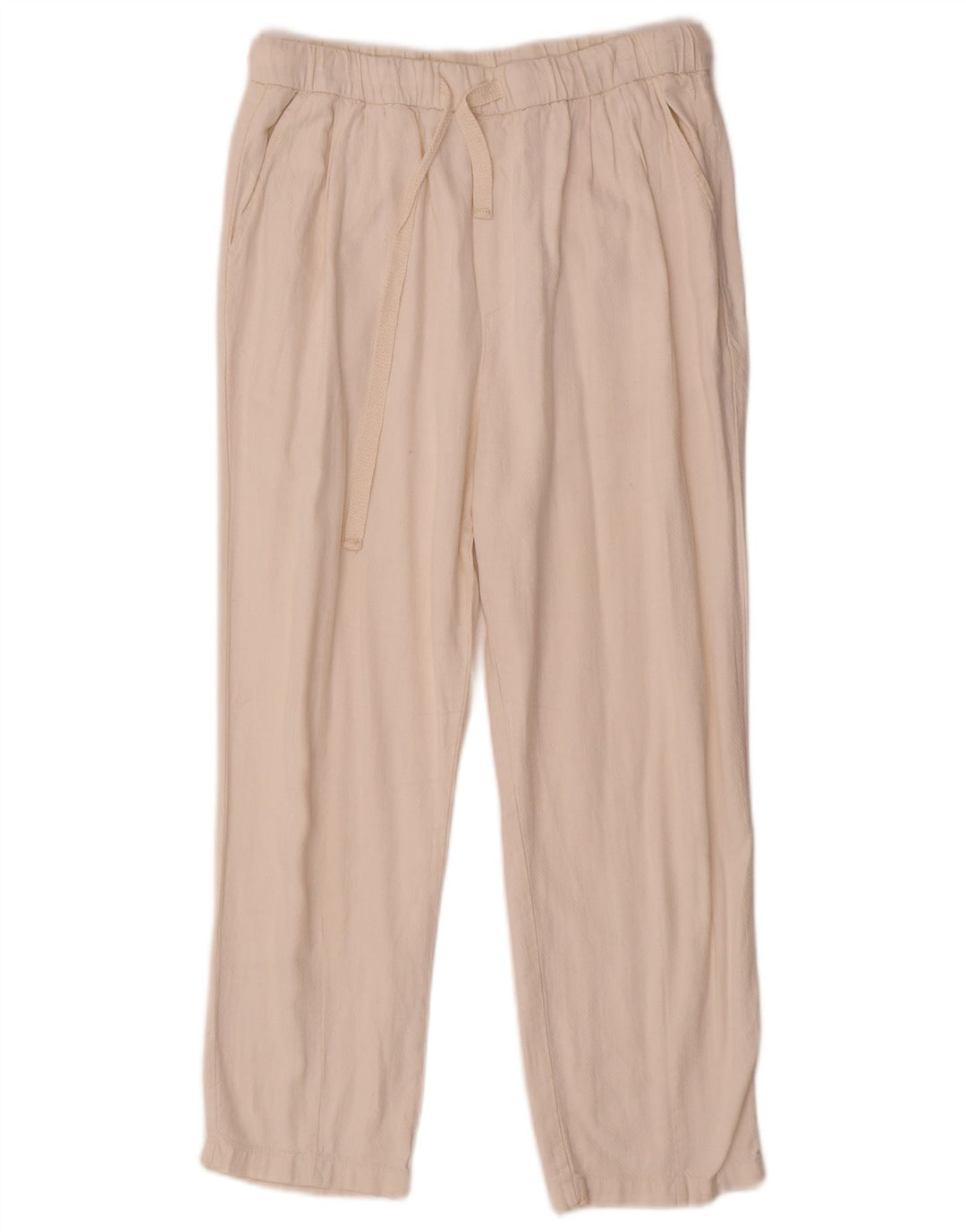 Pantaloni tăiați pentru femei Zara Mici L26 L23 Bej