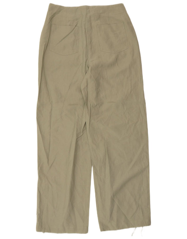 Pantaloni chino drepti pentru femei Marks & Spencer UK 10 Small W30 L31 Khaki