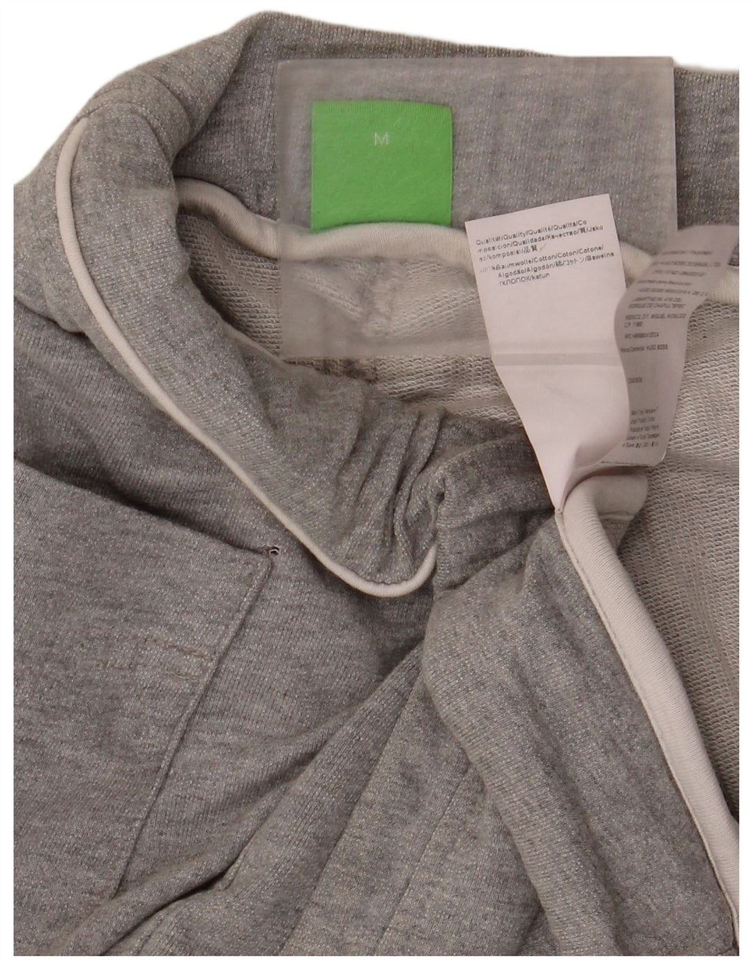 Pantaloni de trening pentru bărbați Hugo Boss, bumbac gri mediu