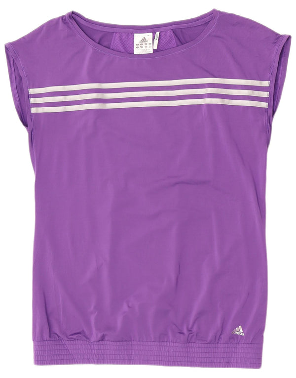 Tricou grafic Adidas pentru femei Top UK 16 mare violet poliester sport
