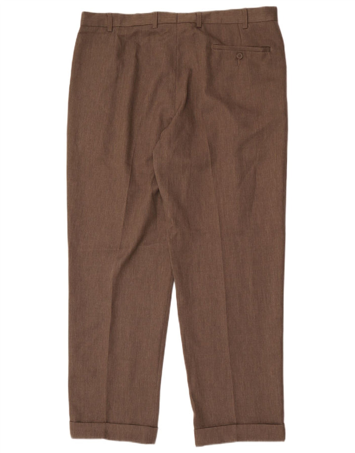 Pantaloni de costum pentru bărbați Marks & Spencer L38 L31 poliester gri
