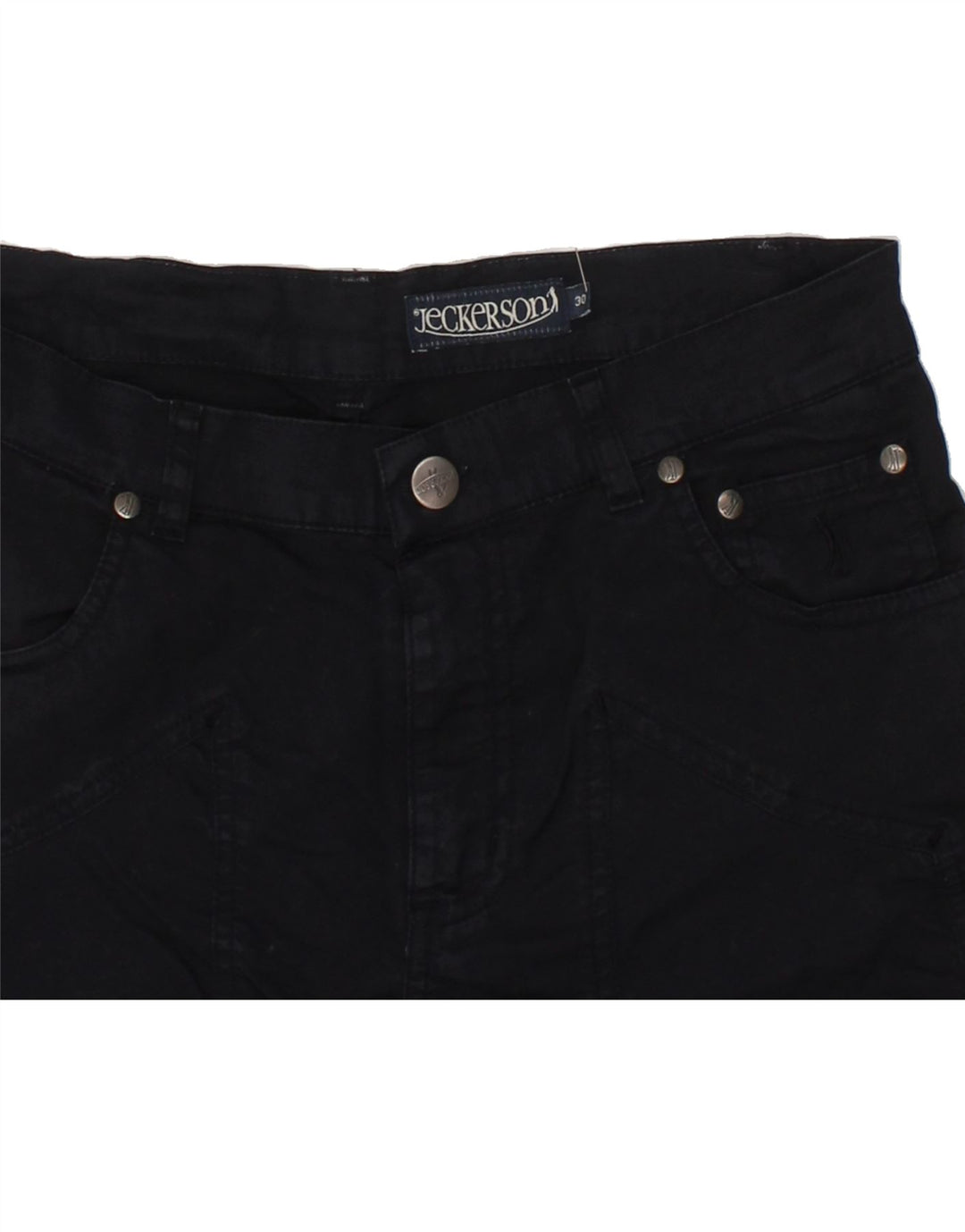 JECKERSON Womens Denim Shorts W30 Medium Navy Blue Cotton Vintage Jeckerson and Second-Hand Jeckerson from Messina Hembry 