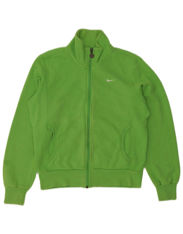 Jachetă de trening Nike pentru femei UK 10/12, bumbac verde mediu