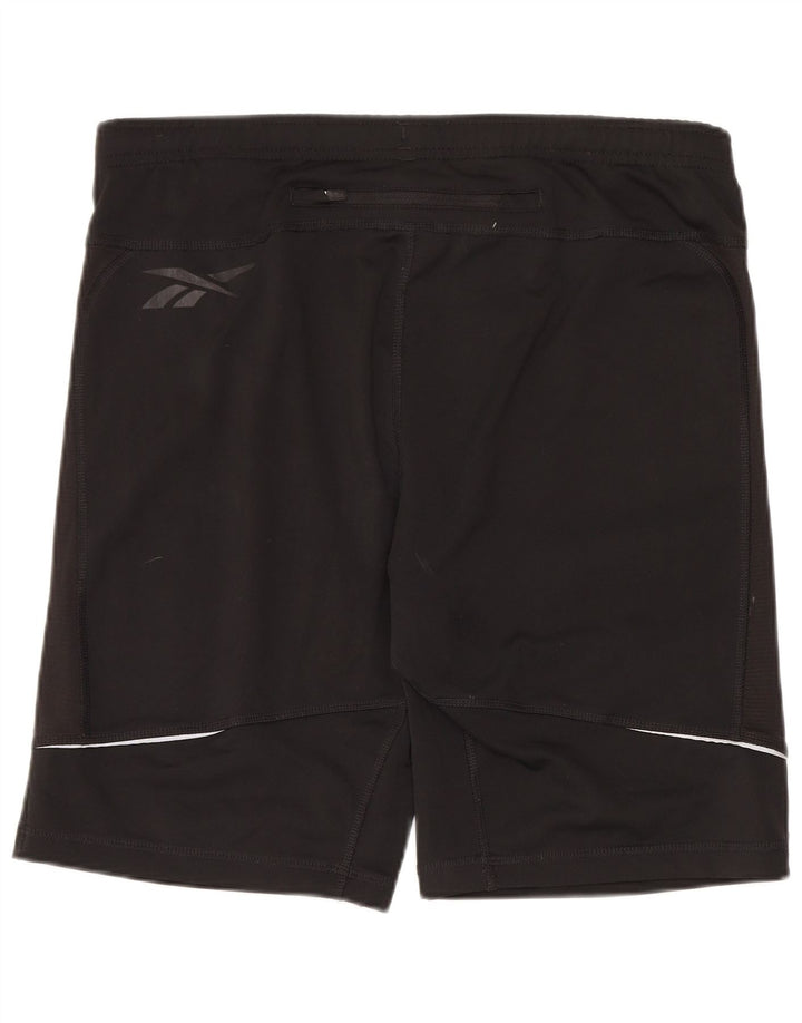 Pantaloni scurți sport Reebok pentru bărbați, mari, negru, poliester