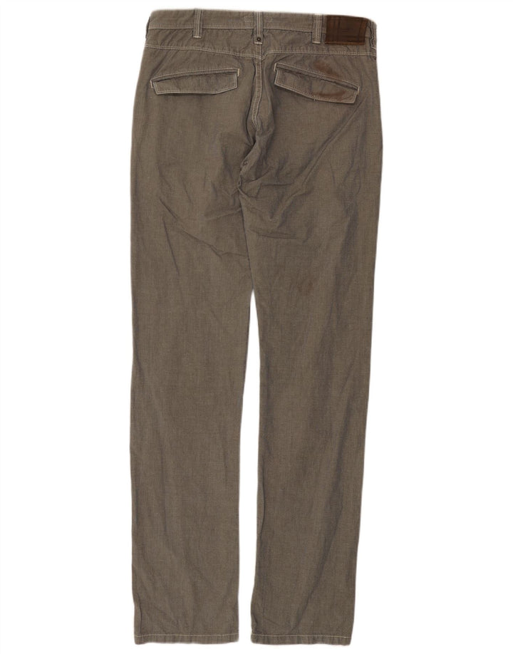 Pantaloni chino drepți pentru bărbați Burberry W32 L34 gri
