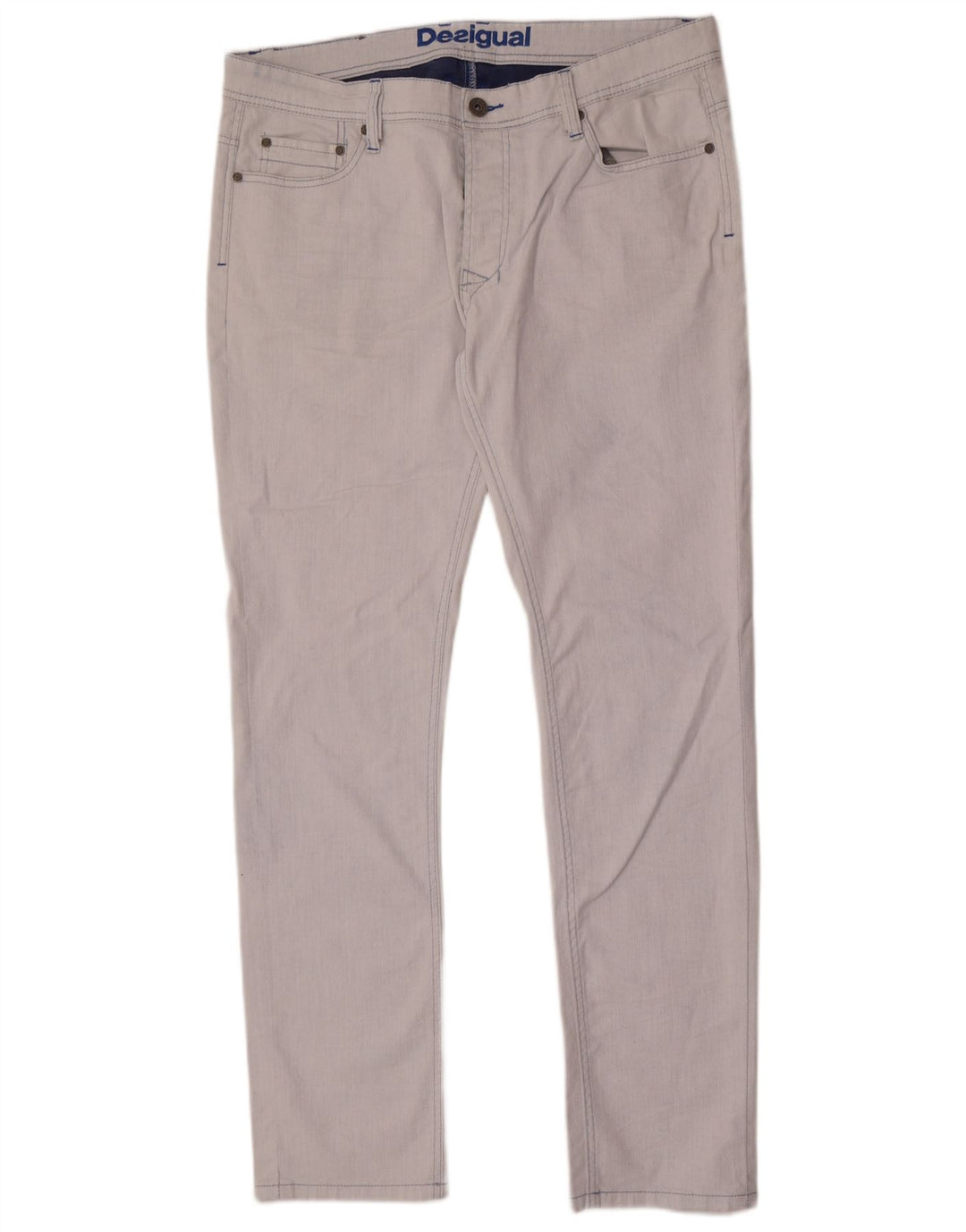 Blugi pentru bărbați Desigual Slim W36 L33 Bumbac albastru