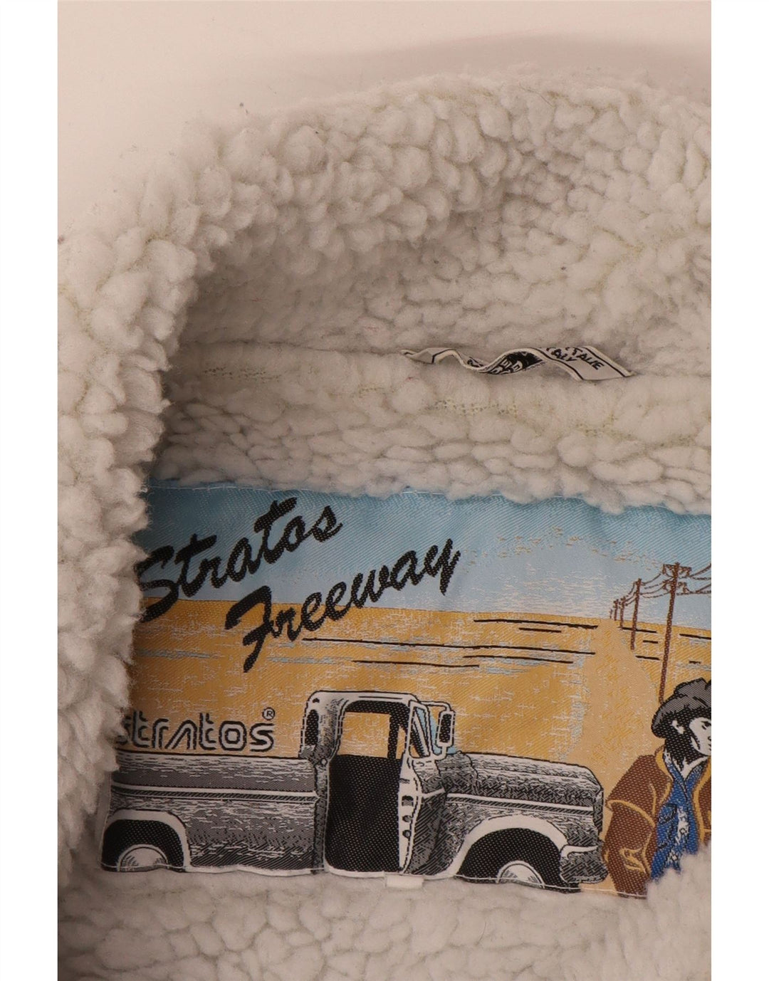 STRATOS Jachetă pentru bărbați din denim Sherpa UK 42 XL Bumbac albastru