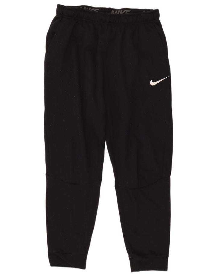 Pantaloni de trening Nike Dri Fit pentru bărbați Pantaloni de jogging, mari, negru, poliester