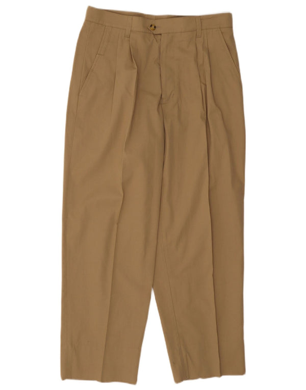 Pantaloni Chino Crop Pegged Bărbați Fila IT 48 Medium W30 L26 Bej Bumbac