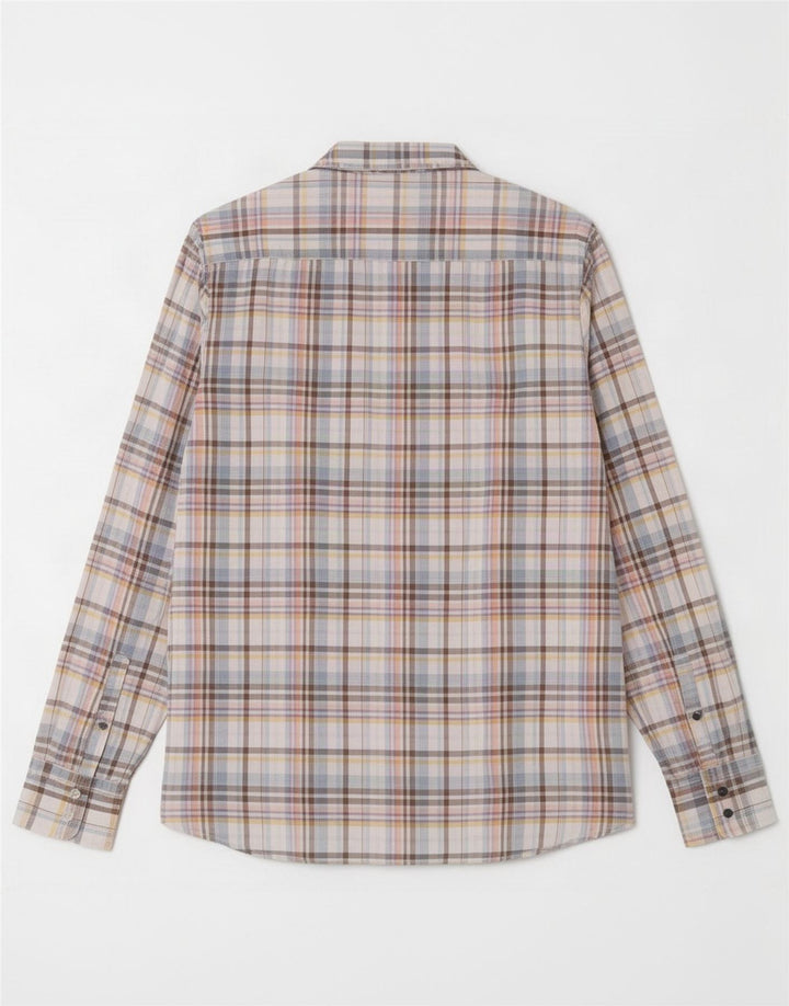 Cămașă pentru bărbați Hugo Boss Regular Fit, bumbac mediu cu carouri multicolore