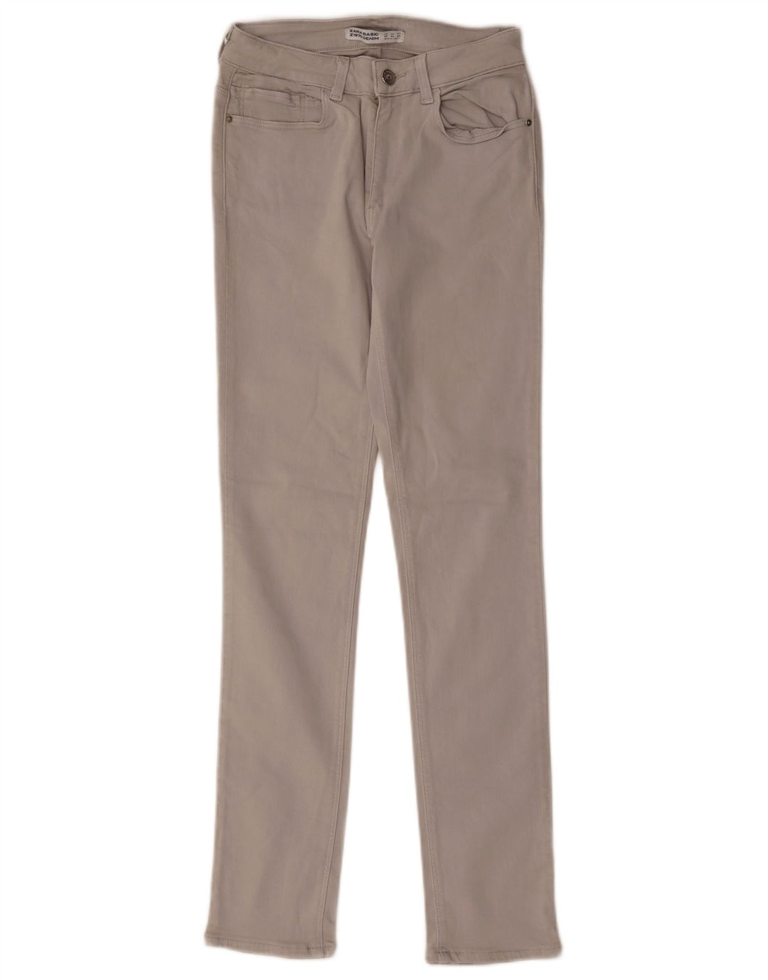 Blugi skinny de damă Zara EU 38 Mici W28 L30 Gri