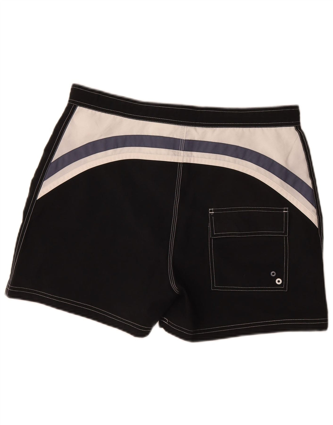 Pantaloni scurți de înot Nike pentru bărbați, medii, negru, poliester color bloc
