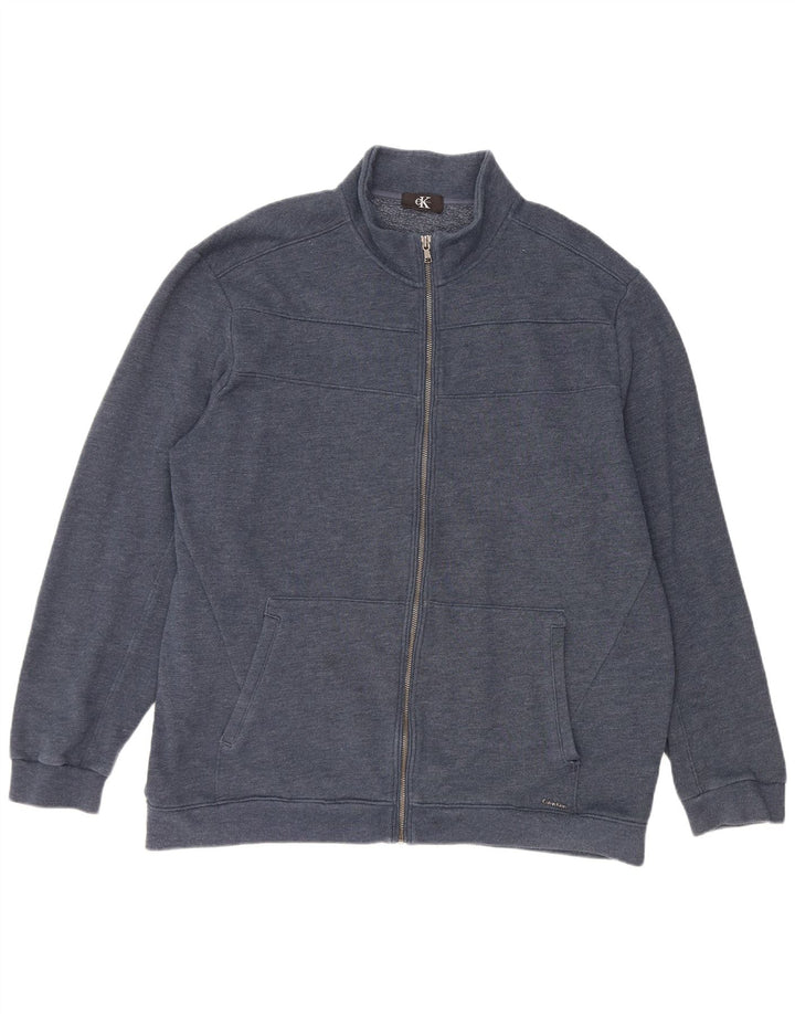 Jachetă de trening Calvin Klein pentru bărbați XL bleumarin
