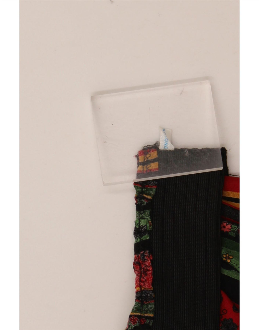 Fustă A-Line pentru femei VINTAGE cu talie înaltă W24 XS bumbac floral multicolor