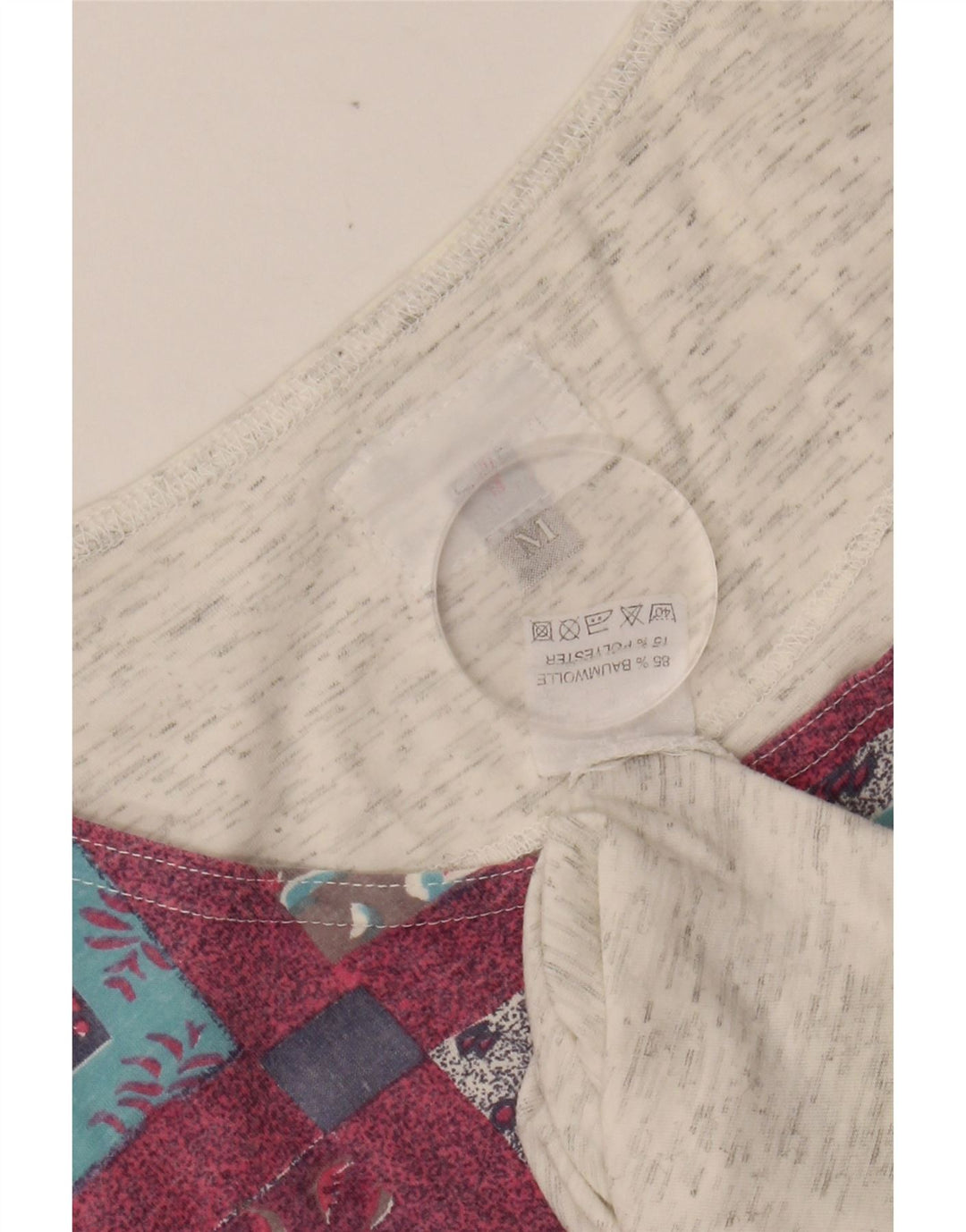 Top cu vestă grafică pentru bărbați TAKE FIVE, bumbac color bloc, gri mediu