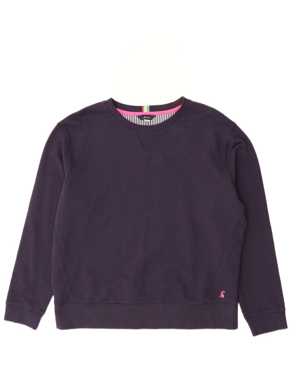 JOULES Pulover supradimensionat pentru femei UK 12 Bumbac mediu albastru bleumarin