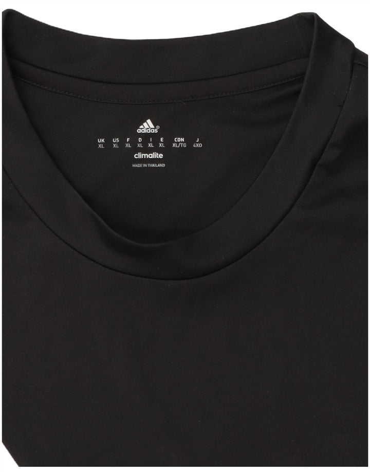 Tricou Adidas Climalite pentru bărbați Top XL Negru