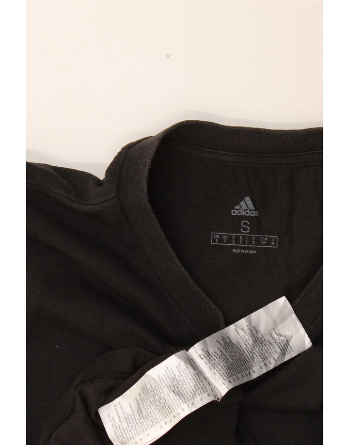 Tricou pentru bărbați Adidas Top mic, negru, bumbac