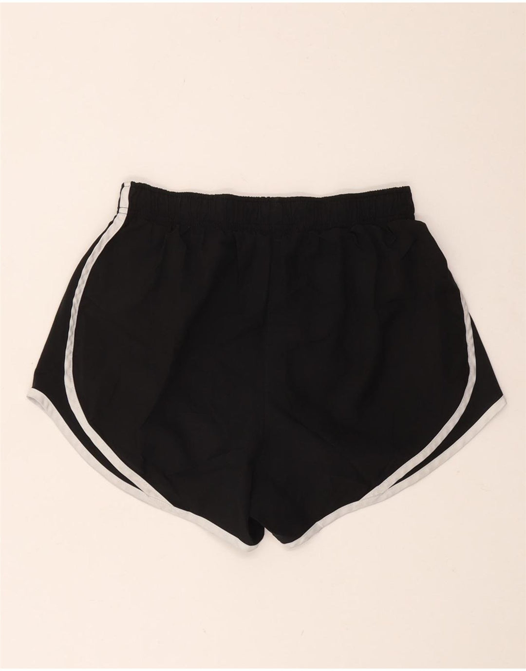 Pantaloni scurti sport NIKE pentru femei UK 8 Small Negru Poliester