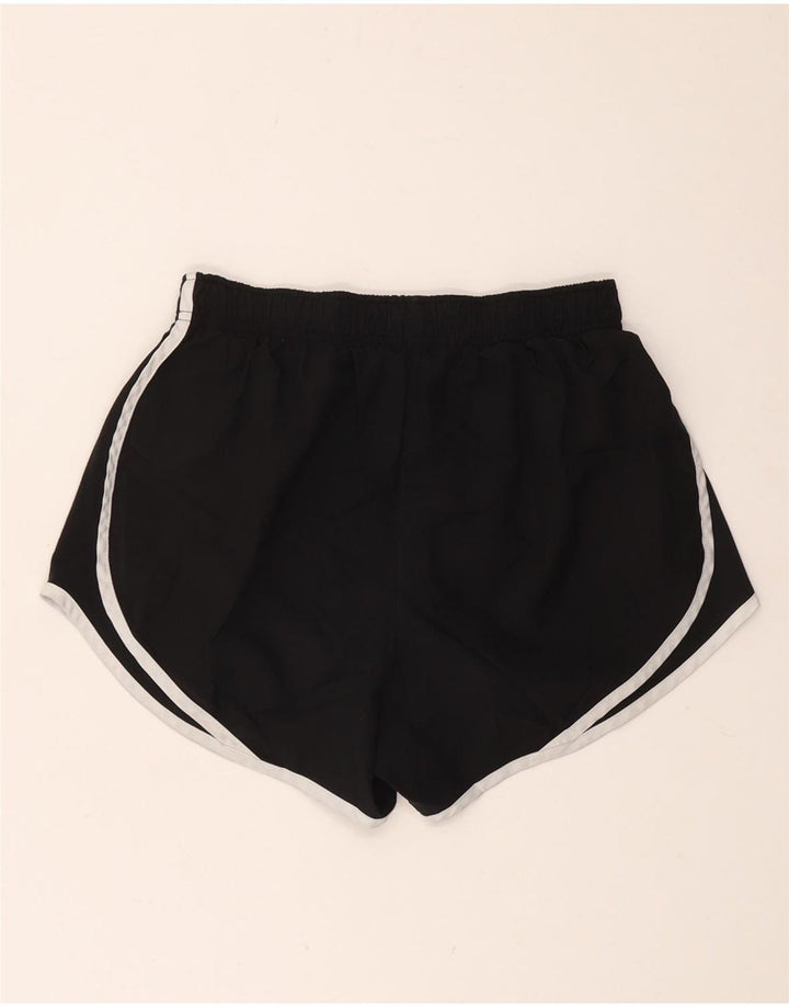 Pantaloni scurti sport NIKE pentru femei UK 8 Small Negru Poliester