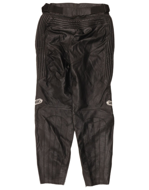 Pantaloni din piele de motociclist pentru femei Shoei EU 42 Medium W28 L21 Piele neagră