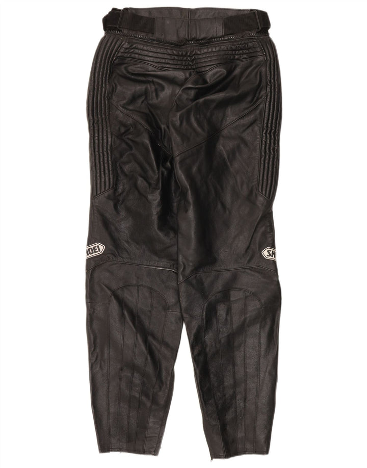 Pantaloni din piele de motociclist pentru femei Shoei EU 42 Medium W28 L21 Piele neagră