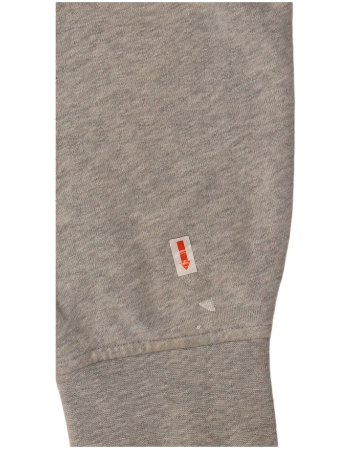 Pulover LACOSTE pentru bărbați, cu fermoar, mărimea 5, mare, gri bumbac cu pete