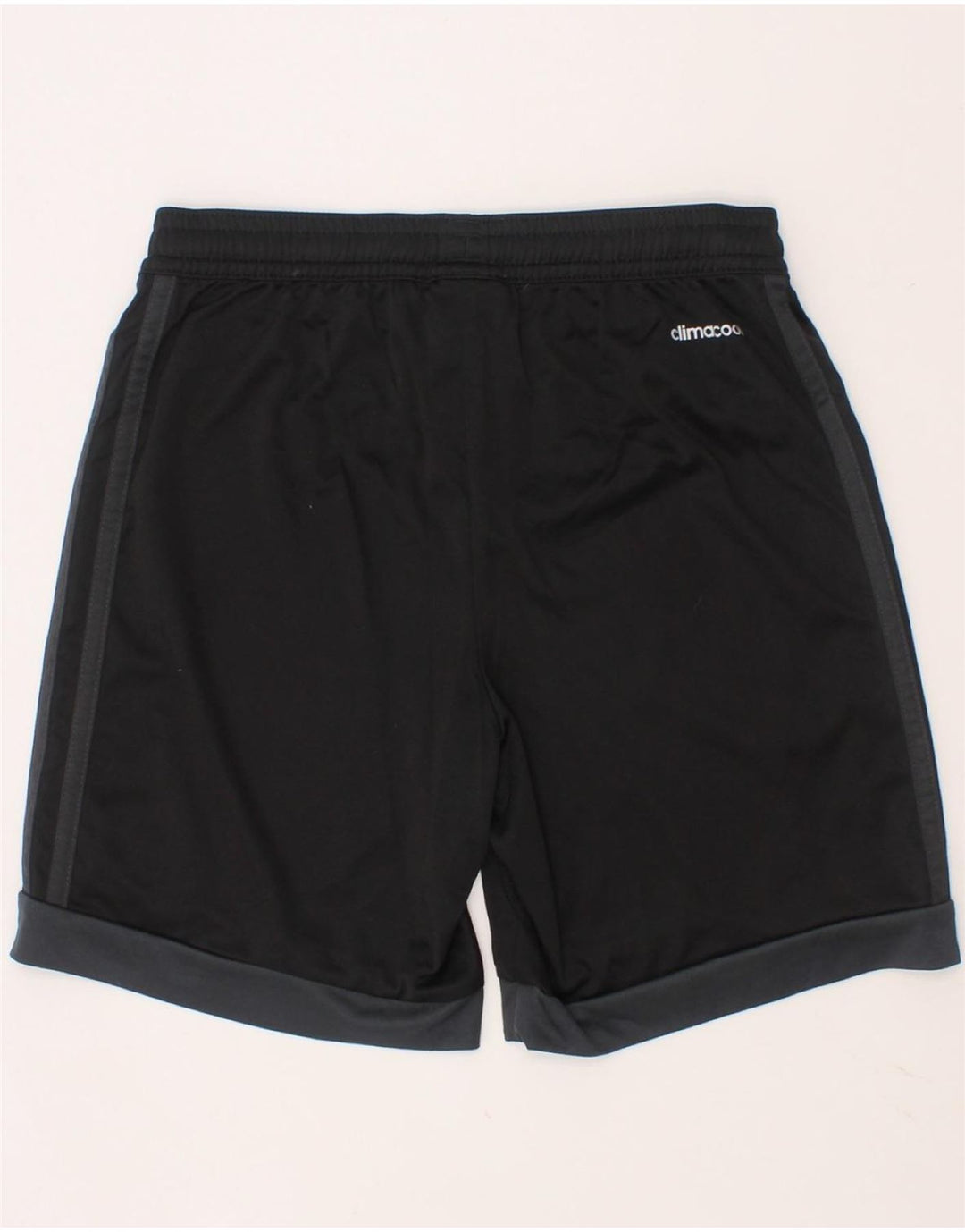 ADIDAS Boys Climacool Sport Shorts 9-10 Years  Black Polyester Vintage Adidas and Second-Hand Adidas from Messina Hembry 