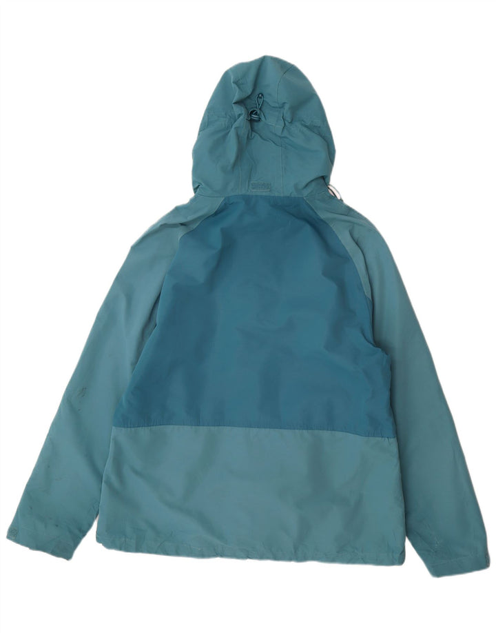 Jachetă de ploaie cu glugă pentru femei Mountain Warehouse UK 16 Poliester albastru mare