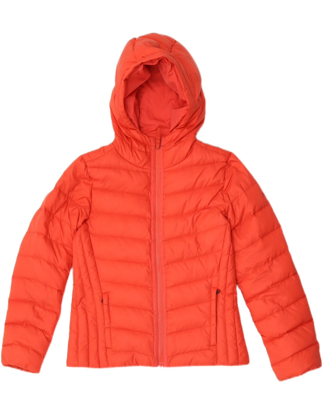 Jachetă căptușită cu glugă pentru femei Timberland UK 10 Small Red Nylon