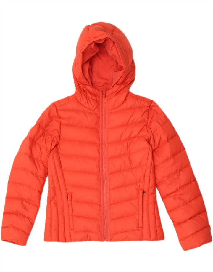 Jachetă căptușită cu glugă pentru femei Timberland UK 10 Small Red Nylon