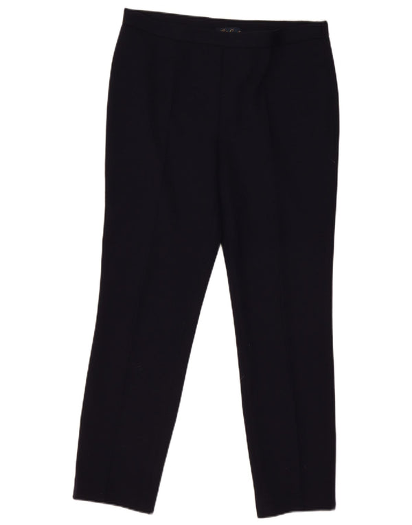 Luisa Spagnoli Pantaloni casual subțiri pentru femei IT 44 Medium W32 L28 Bleumarin