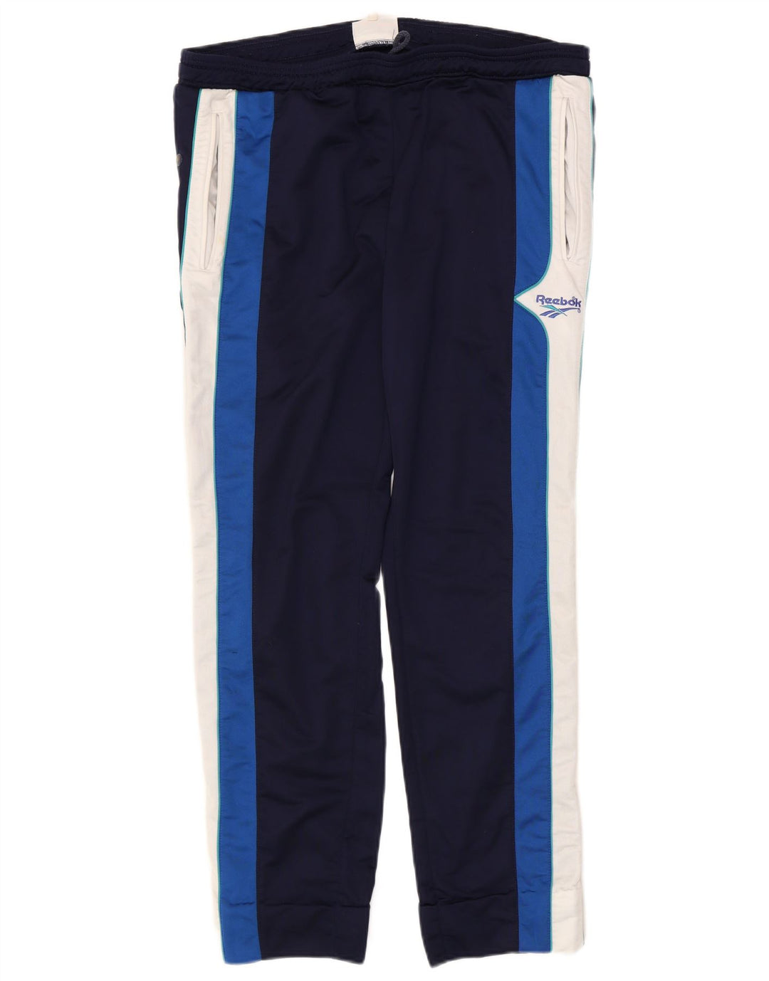 Pantaloni de trening pentru bărbați Reebok, mari, albastru, poliester color bloc