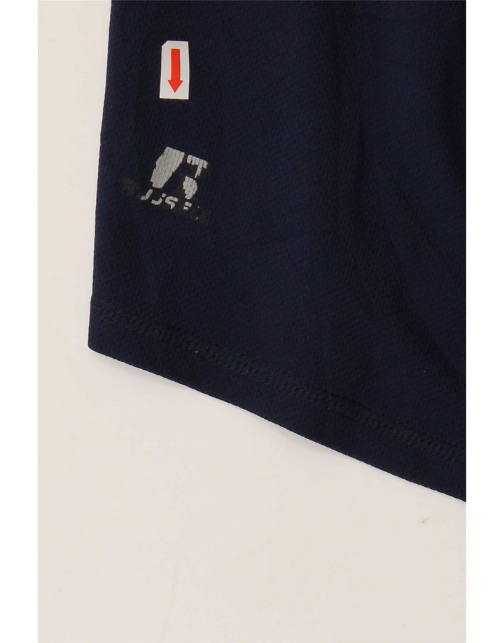 Pantaloni scurți de sport Dri-Power pentru bărbați Russell Athletic, poliester mari, albastru