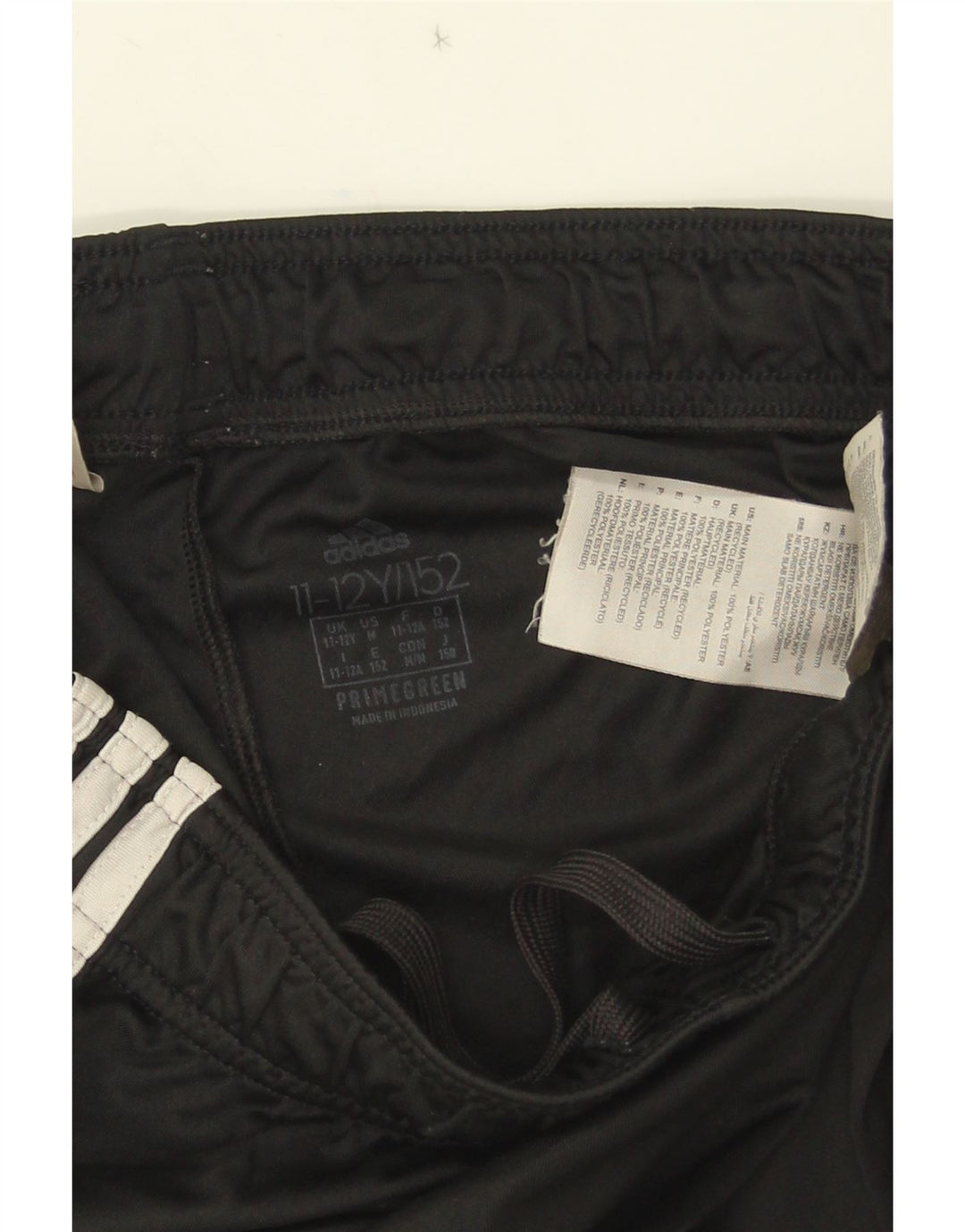 Pantaloni scurți sport adidas băieți 11-12 ani poliester negru