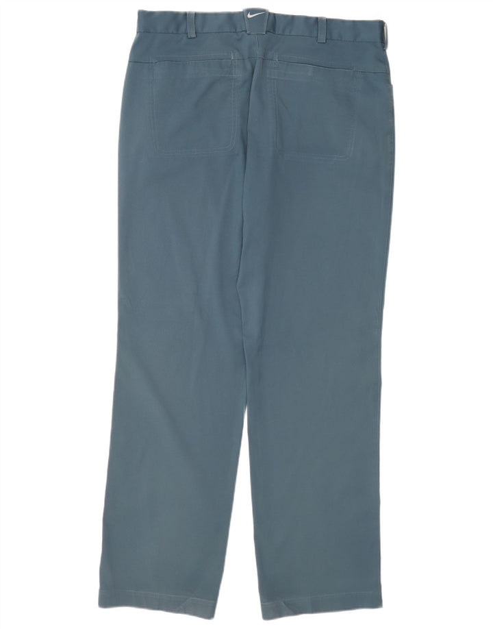 Pantaloni de golf obișnuiți pentru bărbați Nike W34 L32 poliester albastru