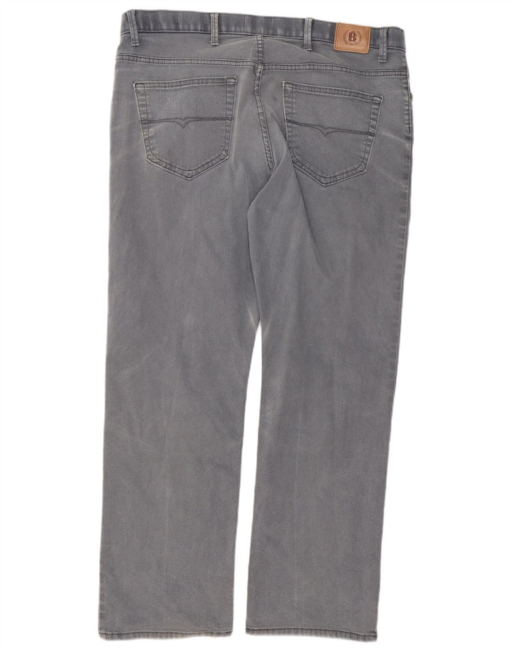 Blugi drepți pentru bărbați Marks & Spencer Blue Harbour W38 L31 bumbac gri