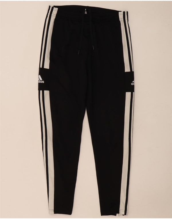 Pantaloni de trening Adidas Aeroready pentru femei UK 14 Medium Black Colorblock