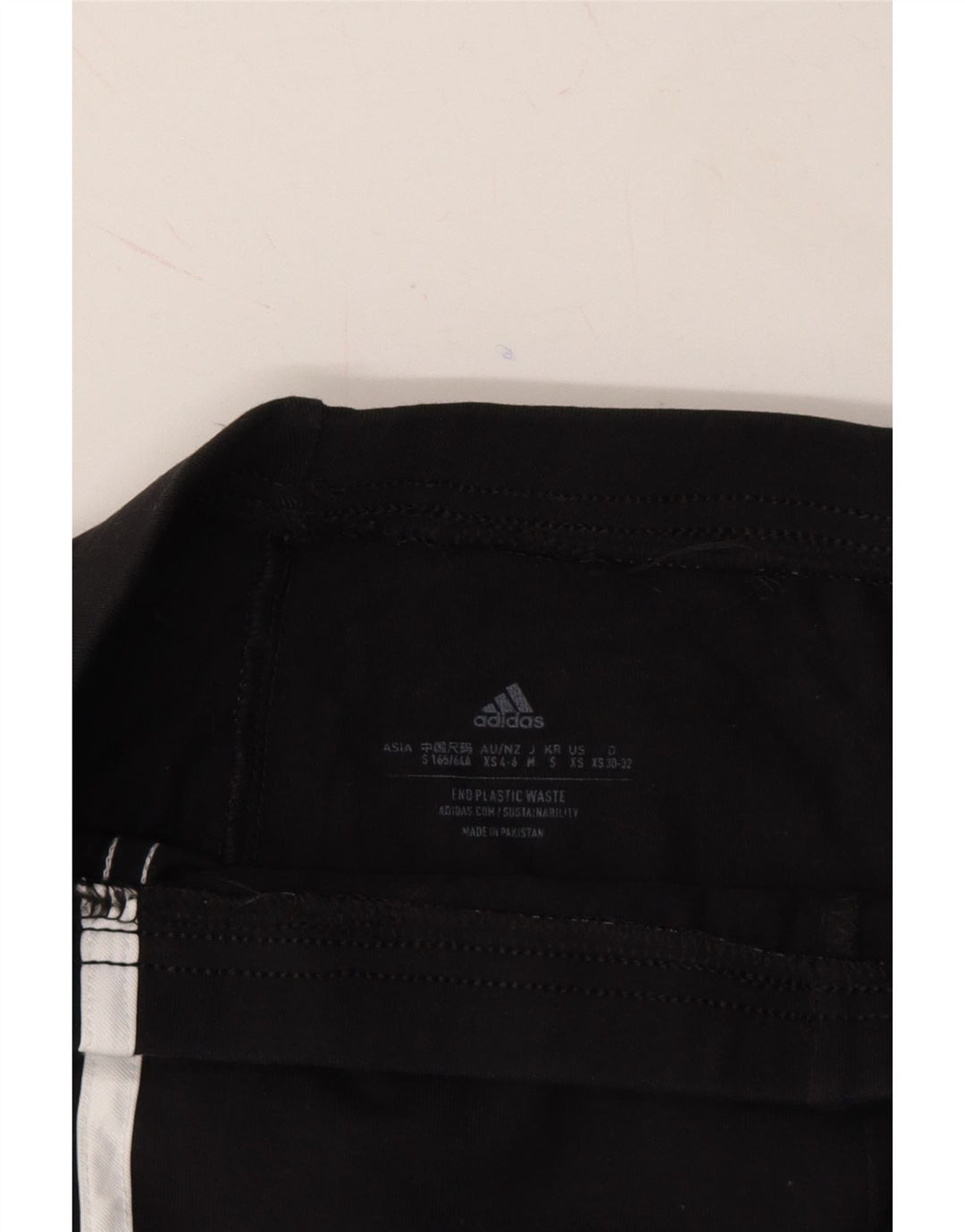 ADIDAS Womens Leggings UK 4 XS  Black Vintage Adidas and Second-Hand Adidas from Messina Hembry 