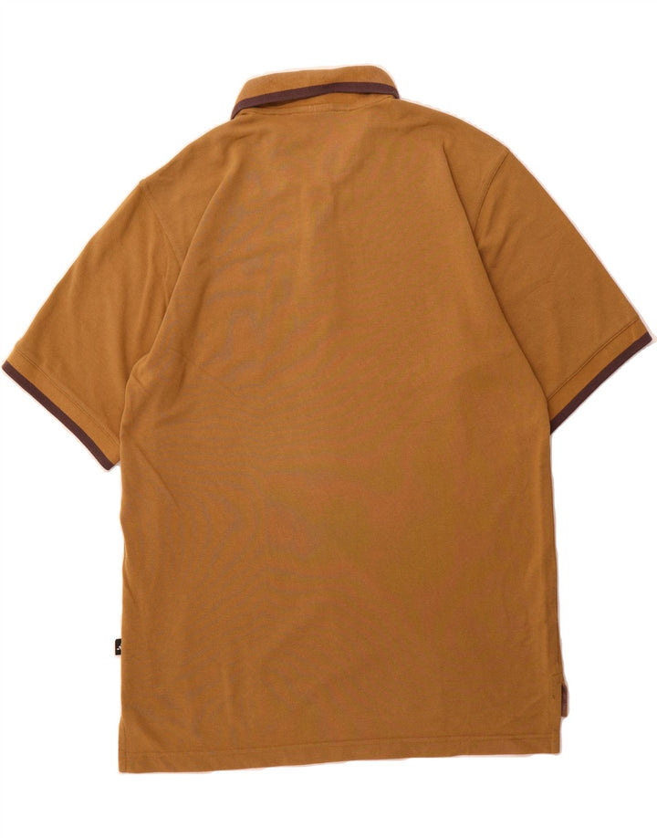 ADIDAS Mens Polo Shirt UK 40/42 Medium Brown Vintage Adidas and Second-Hand Adidas from Messina Hembry 