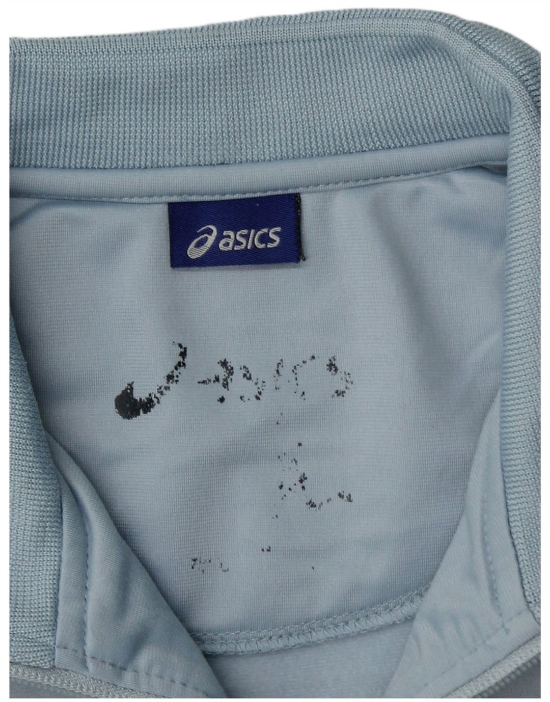 Jachetă pentru trening Asics pentru bărbați, poliester albastru mediu