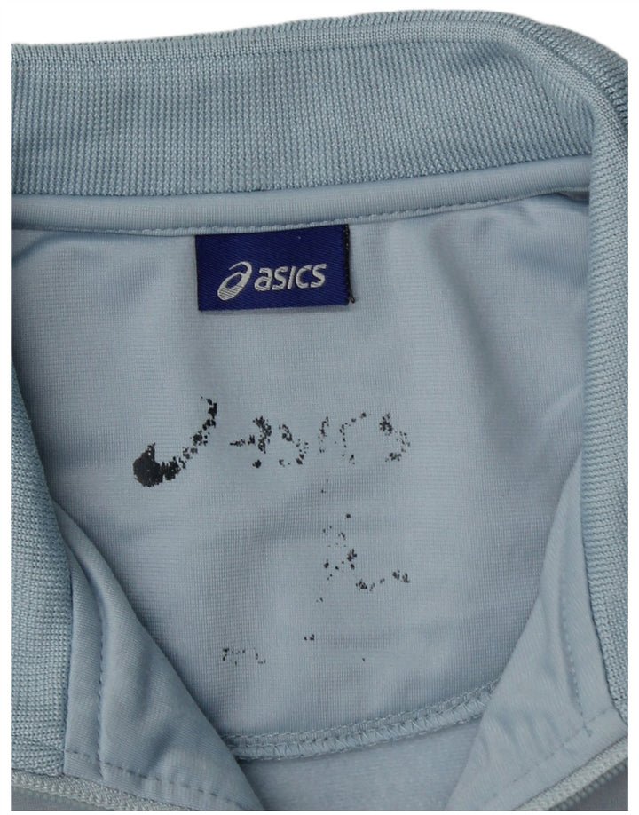 Jachetă pentru trening Asics pentru bărbați, poliester albastru mediu