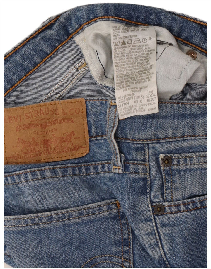 Blugi drepti pentru femei Levi's W30 L30 Bumbac albastru