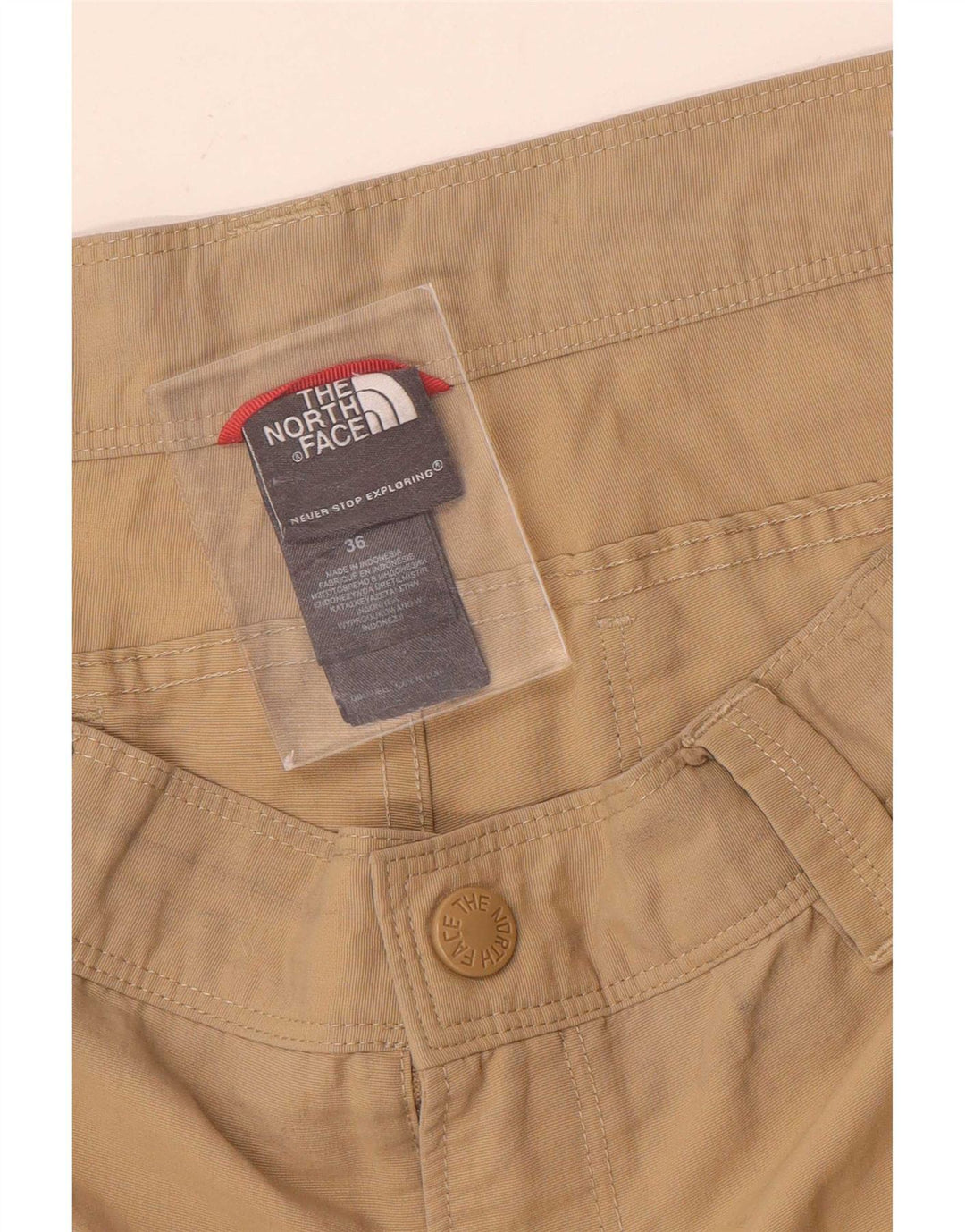 Pantaloni scurți cargo pentru bărbați The North Face W36 Large Beige Nylon