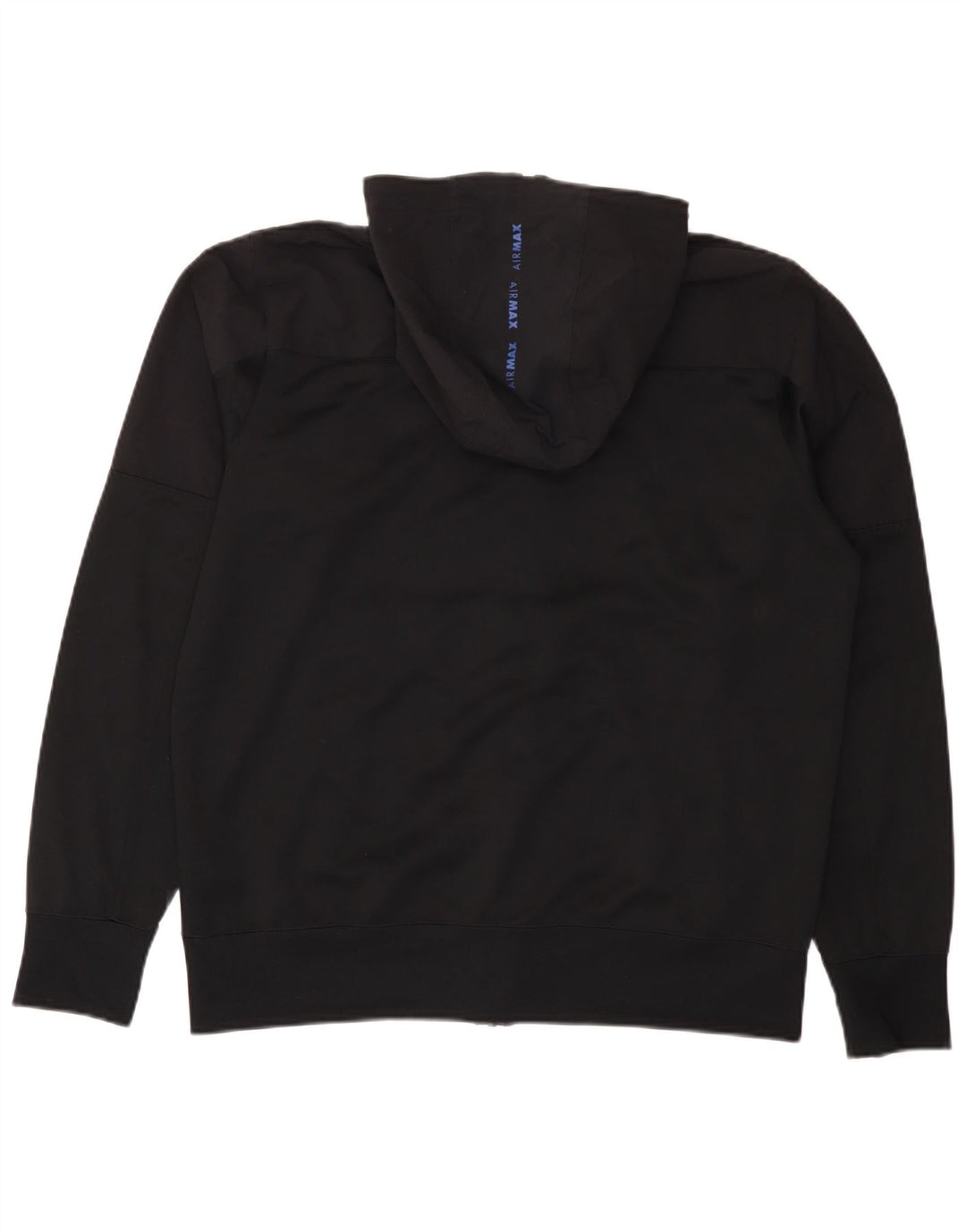Pulover Nike Graphic Zip pentru bărbați, poliester mare, negru