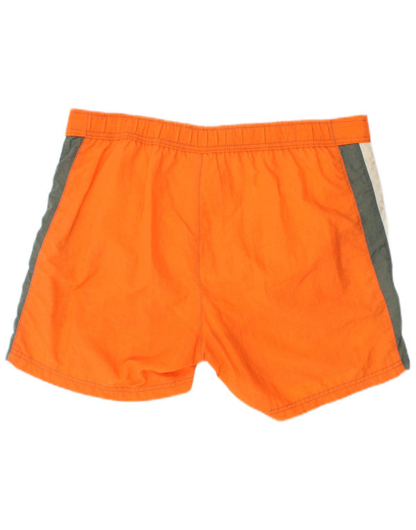 Pantaloni scurți de înot Champion pentru bărbați, portocaliu mediu, poliamidă color bloc