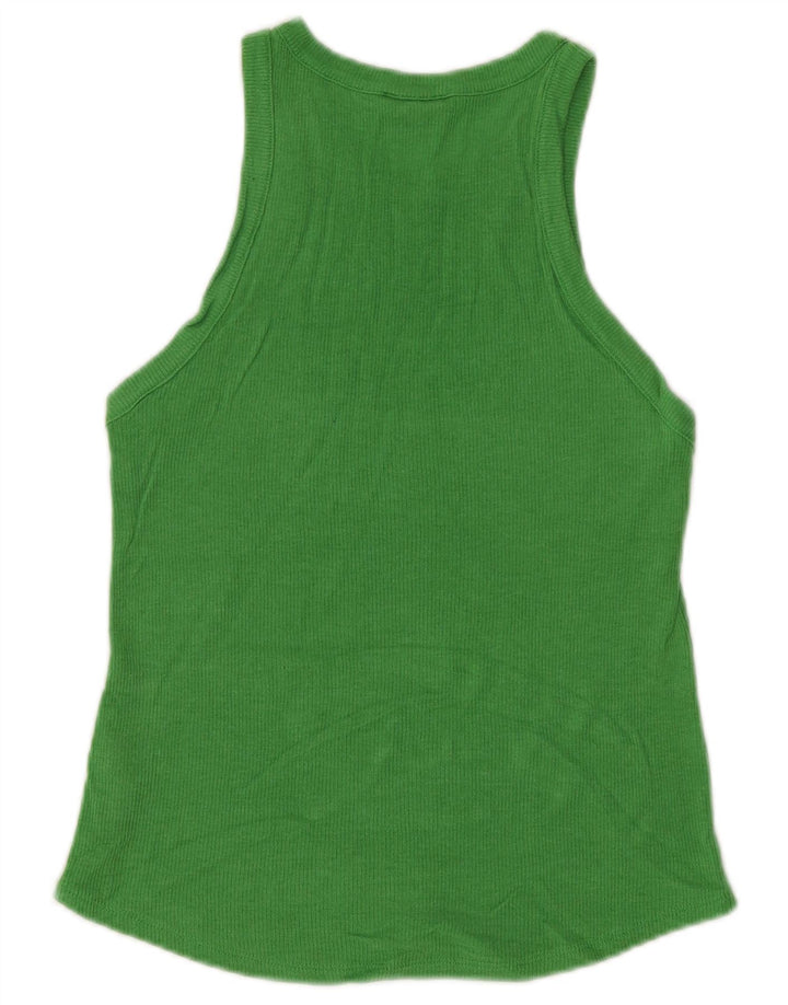 Vestă Massimo Dutti pentru femei UK 12 Medium Green Lyocell