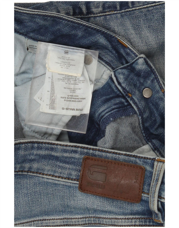 Pantaloni scurti G-STAR Boyfriend Denim W27 Small Blue Bumbac