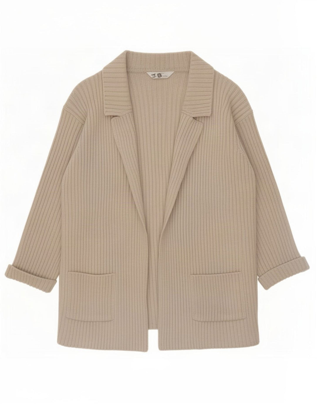 Pulover cardigan pentru femei Marks & Spencer UK 10 mic bej lână