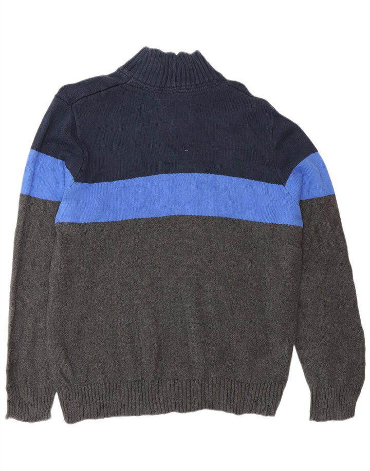 Pulover pentru bărbați Eddie Bauer, cu fermoar, cu gât, din bumbac mare, color bloc